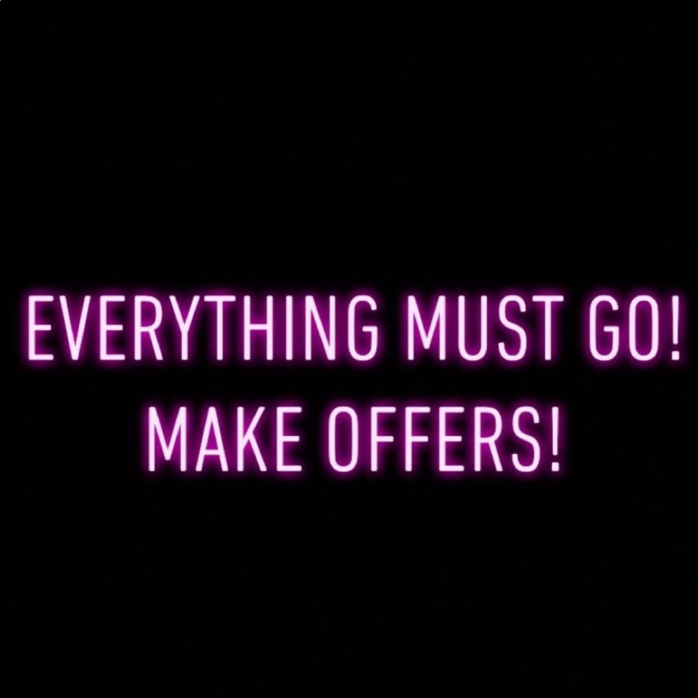 Closet Clean Out! Everything must go!